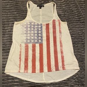 American flag tank
